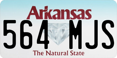 AR license plate 564MJS