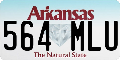 AR license plate 564MLU