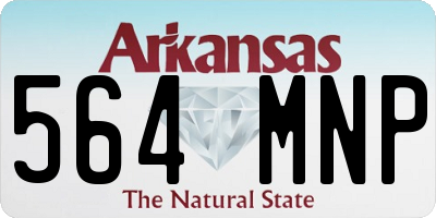 AR license plate 564MNP