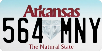AR license plate 564MNY