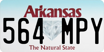 AR license plate 564MPY