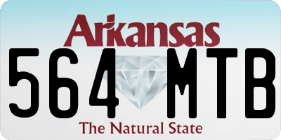 AR license plate 564MTB