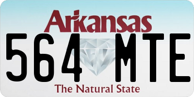 AR license plate 564MTE