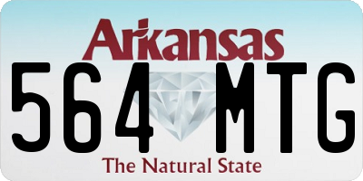 AR license plate 564MTG