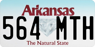 AR license plate 564MTH