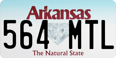 AR license plate 564MTL