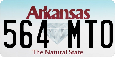 AR license plate 564MTO