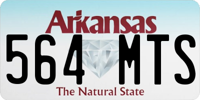 AR license plate 564MTS