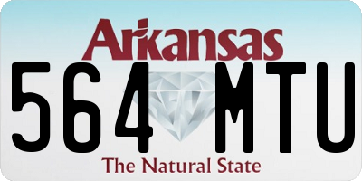 AR license plate 564MTU