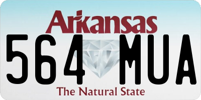 AR license plate 564MUA