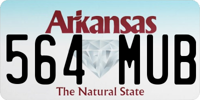 AR license plate 564MUB