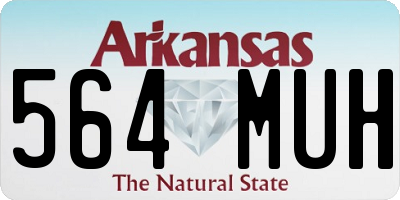 AR license plate 564MUH