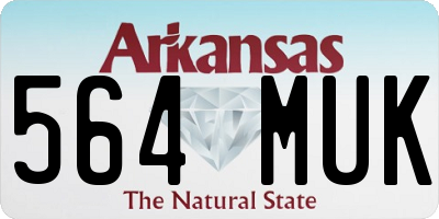 AR license plate 564MUK