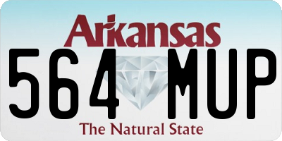 AR license plate 564MUP