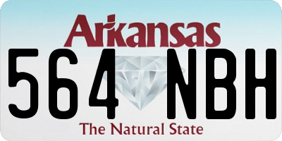 AR license plate 564NBH
