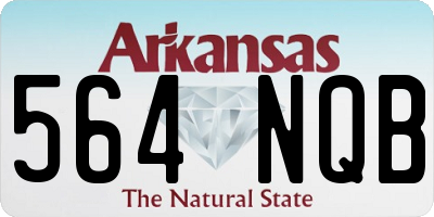 AR license plate 564NQB