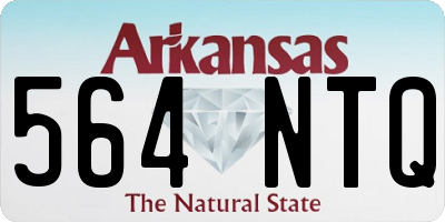 AR license plate 564NTQ