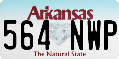 AR license plate 564NWP