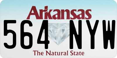 AR license plate 564NYW