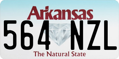 AR license plate 564NZL