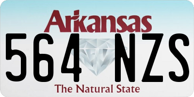 AR license plate 564NZS