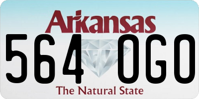 AR license plate 564OGO