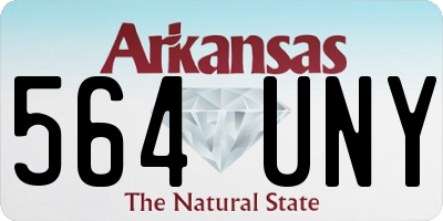 AR license plate 564UNY