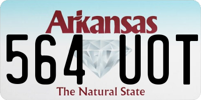 AR license plate 564UOT