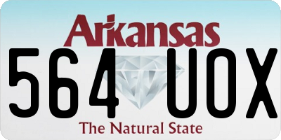 AR license plate 564UOX