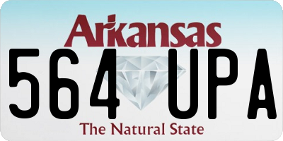 AR license plate 564UPA