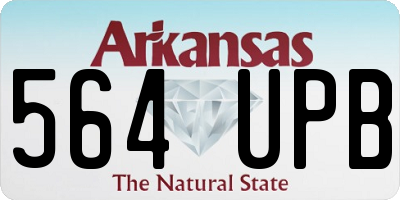 AR license plate 564UPB