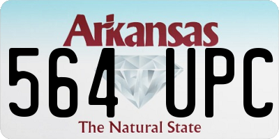 AR license plate 564UPC