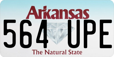 AR license plate 564UPE