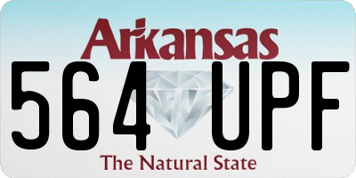 AR license plate 564UPF