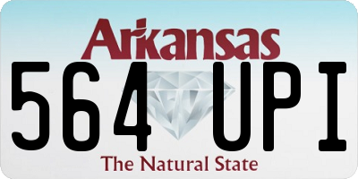 AR license plate 564UPI