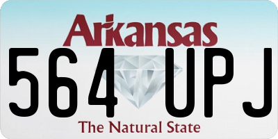 AR license plate 564UPJ