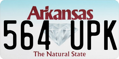 AR license plate 564UPK