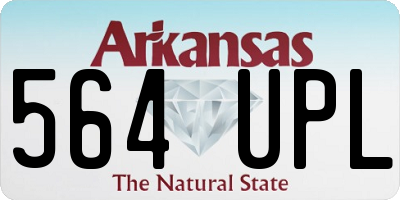 AR license plate 564UPL