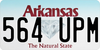 AR license plate 564UPM