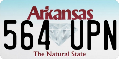 AR license plate 564UPN