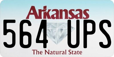 AR license plate 564UPS