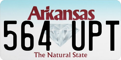AR license plate 564UPT