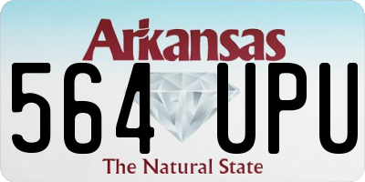 AR license plate 564UPU