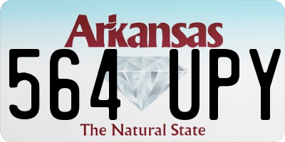 AR license plate 564UPY