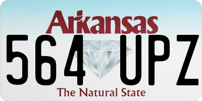 AR license plate 564UPZ
