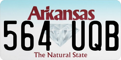 AR license plate 564UQB