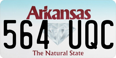 AR license plate 564UQC