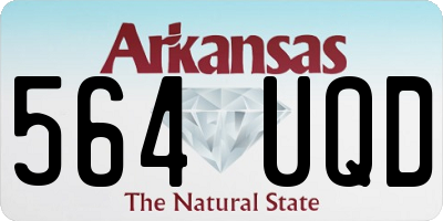 AR license plate 564UQD
