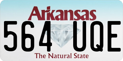 AR license plate 564UQE