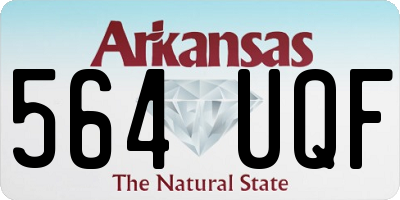AR license plate 564UQF